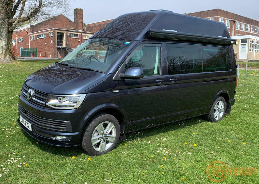 Vw t5 high top hot sale camper